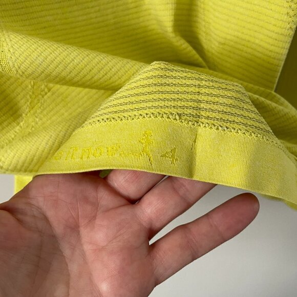 Lululemon Swiftly Tech Long Sleeve Shirt Activewear Crew Grape Leaf Yellow 4 - Picture 7 of 7